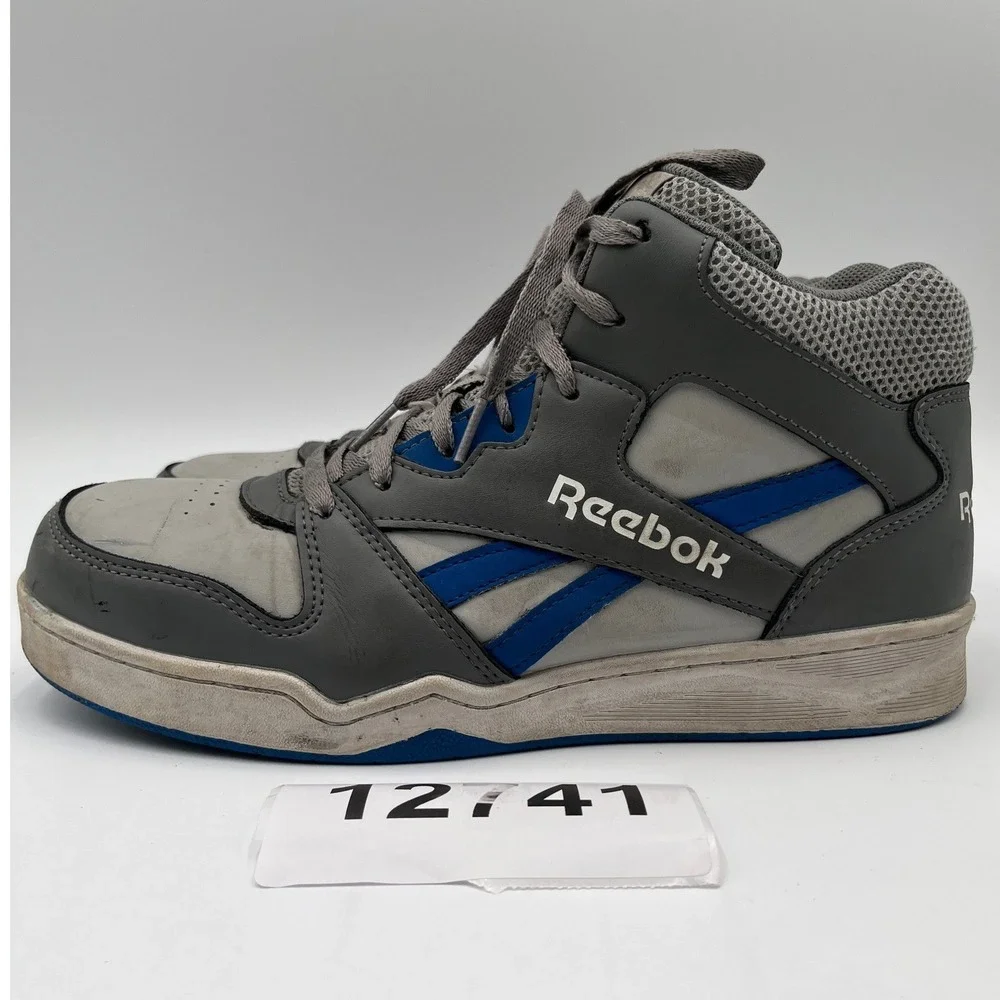 Reebok High Top Sneakers Mens 10 Grey Fair ASTM F2413-18 Work Shoes